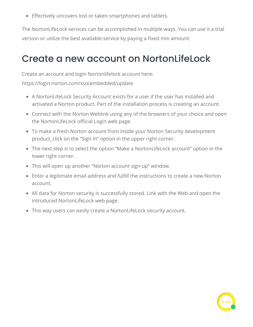 norton lifelock account login