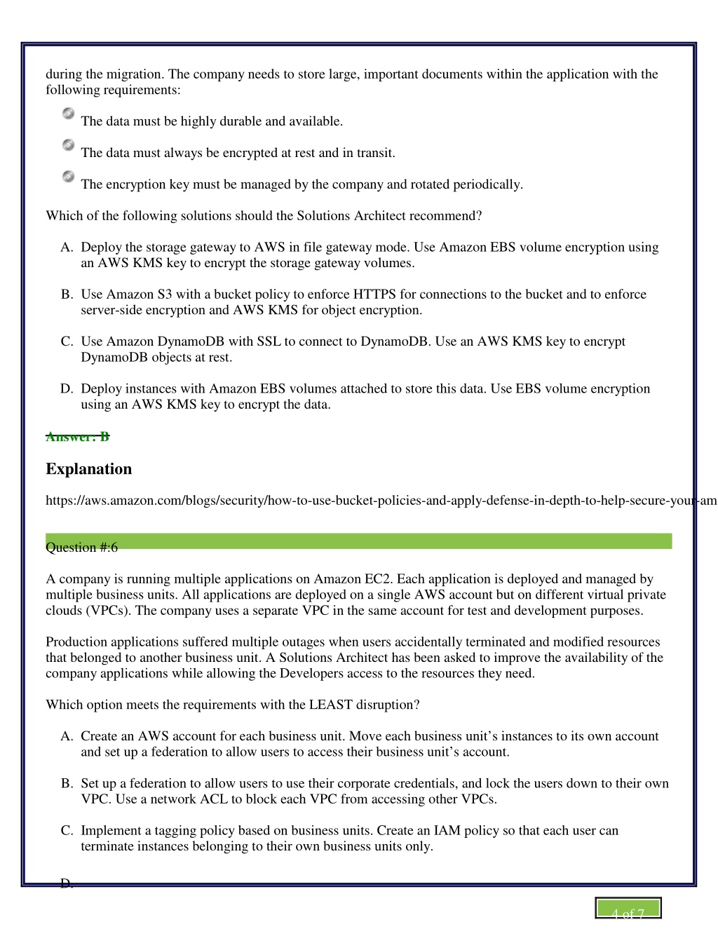 Reliable SAP-C01 Braindumps Sheet