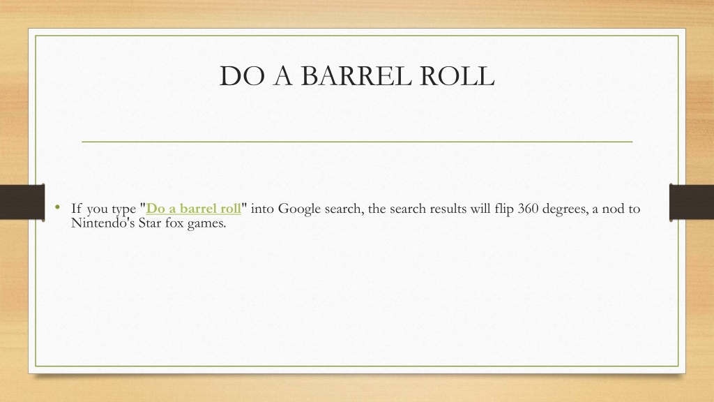 Les Easter Eggs de Google : Do a barrel roll - Neper