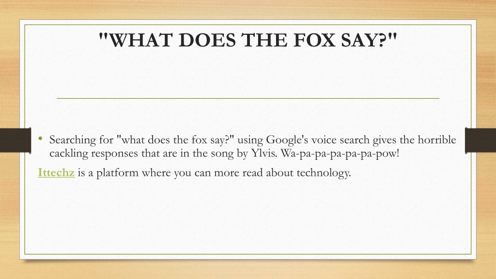 PPT - 10 of the coolest Google Easter eggs PowerPoint Presentation