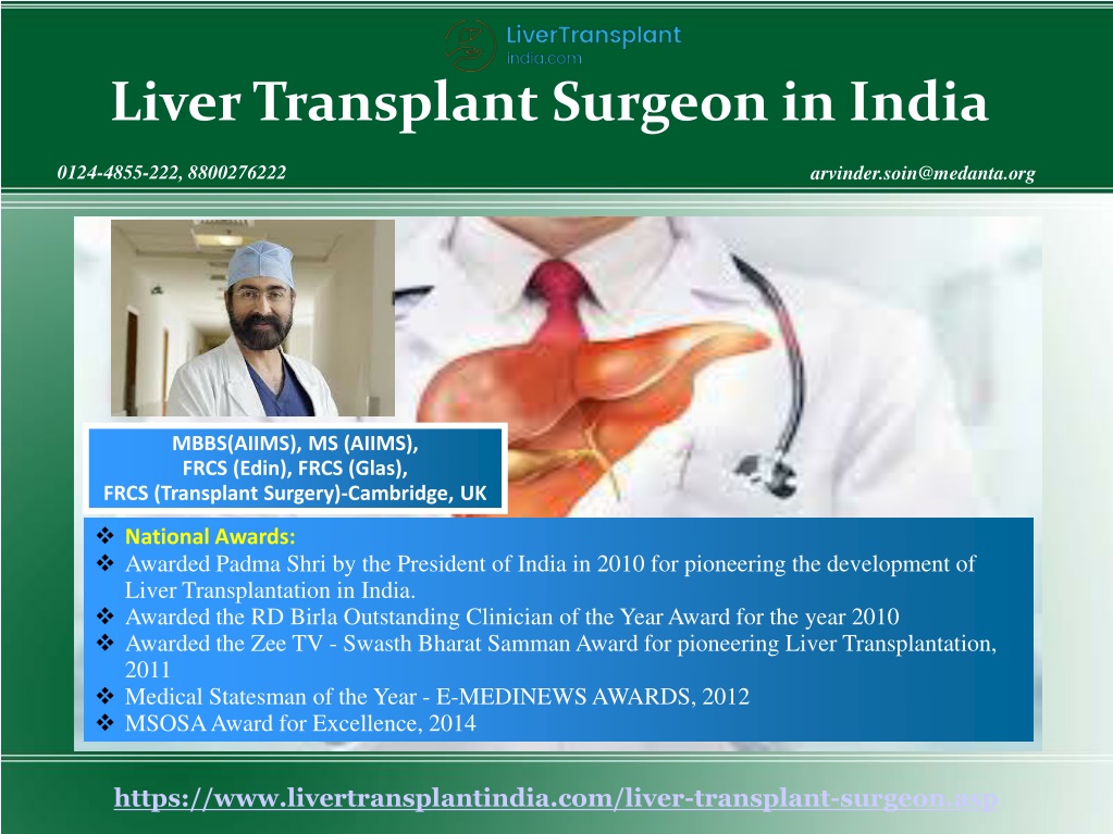 PPT - One of The Top Liver Transplant Surgeon in India PowerPoint ...