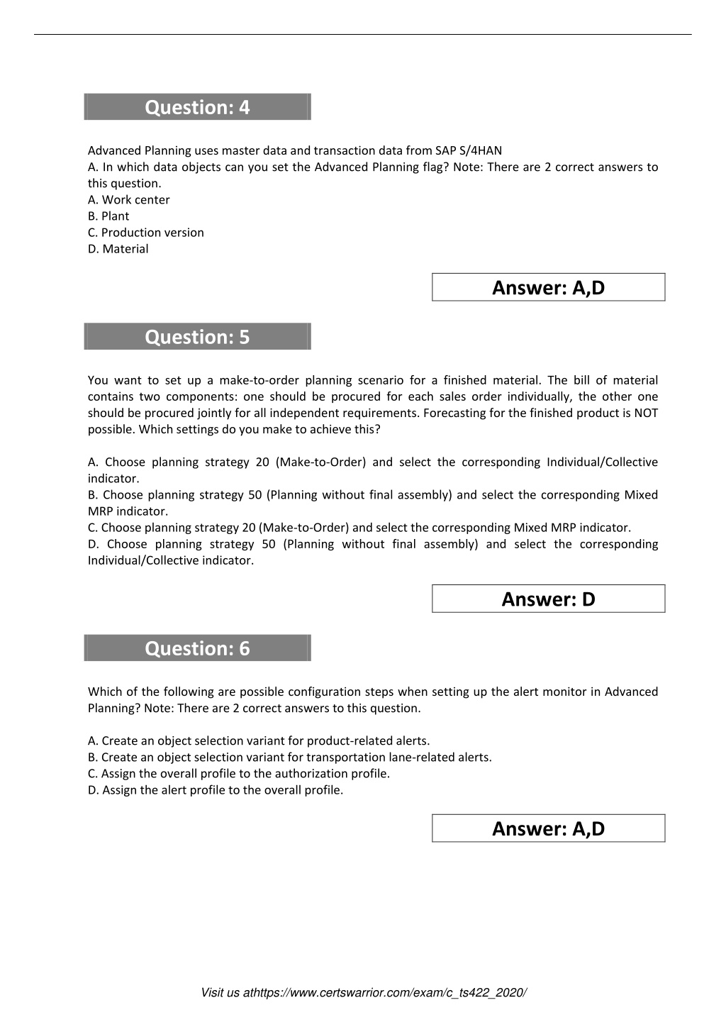 PPT - C_TS422_2020 Fundamentals for Exam Preparation Material Sns-Brigh10