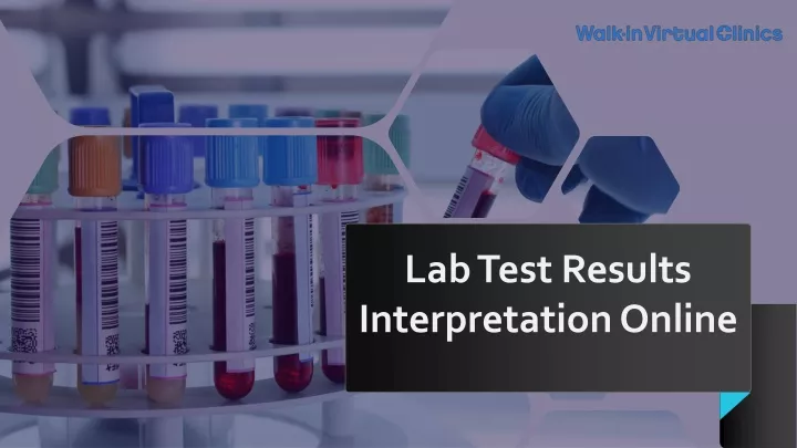 Lab Test Results Interpretation Online