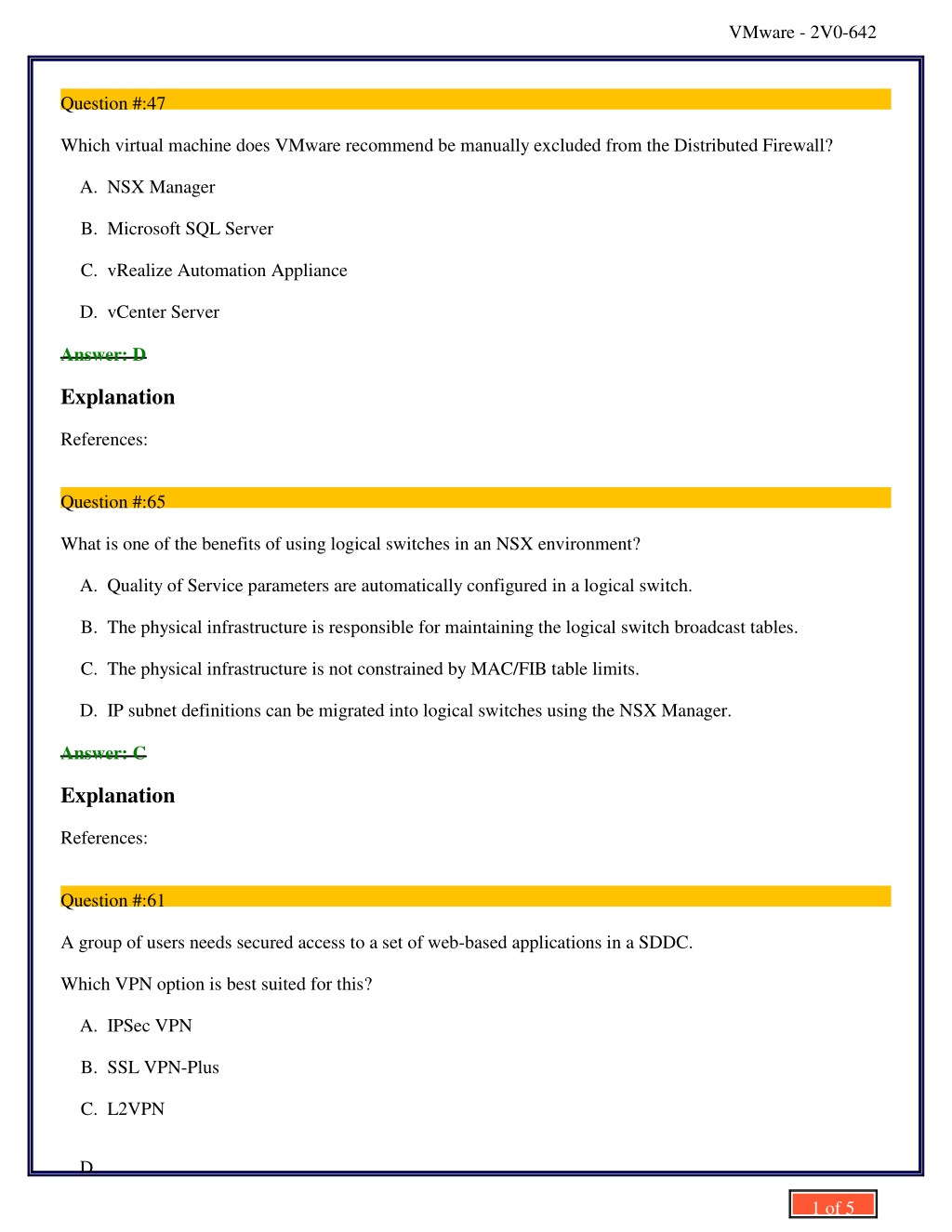 Mock 2V0-32.22 Exam