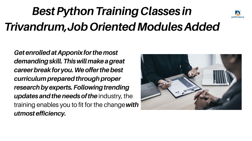 PPT Python Training in Trivandrum, Request Demo Class PowerPoint