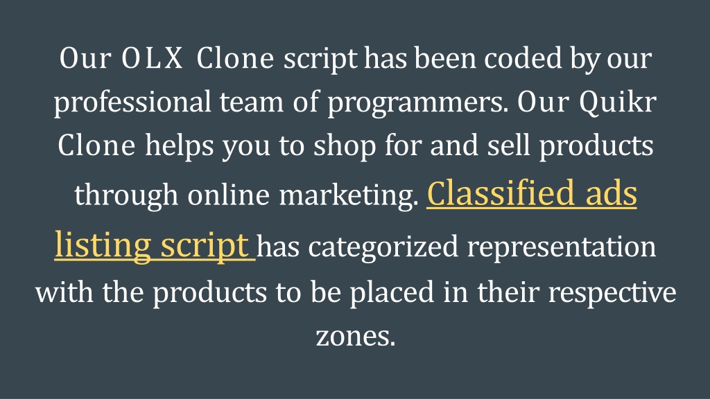 OLX Clone,Quikr Clone Script