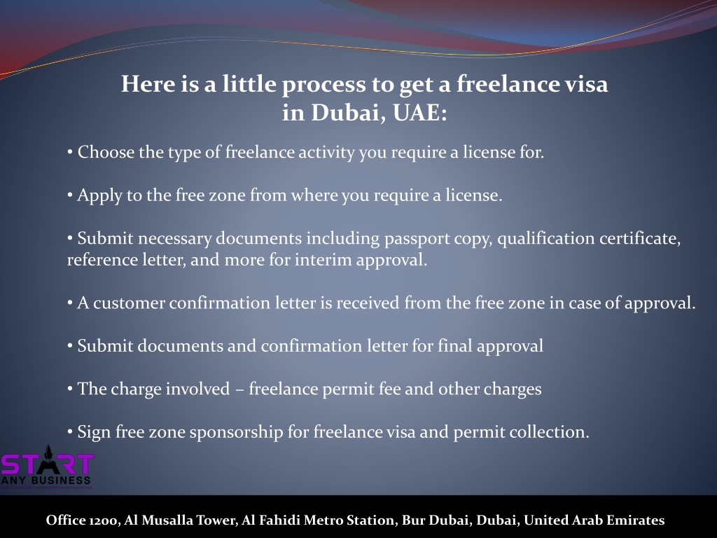 PPT - What Are The Activities Covered In Freelance Visa In UAE ...