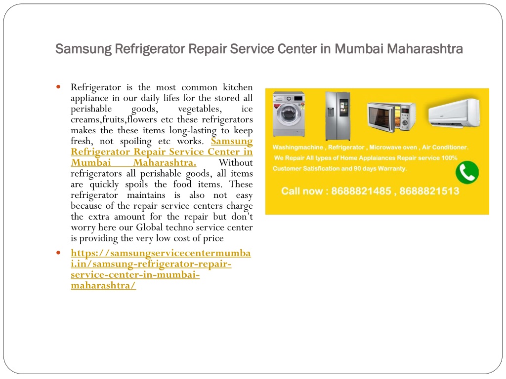 Samsung Washing Machine Repair In Mumbai PPT - Samsung washing machine repair service center Kandivali in mumbai