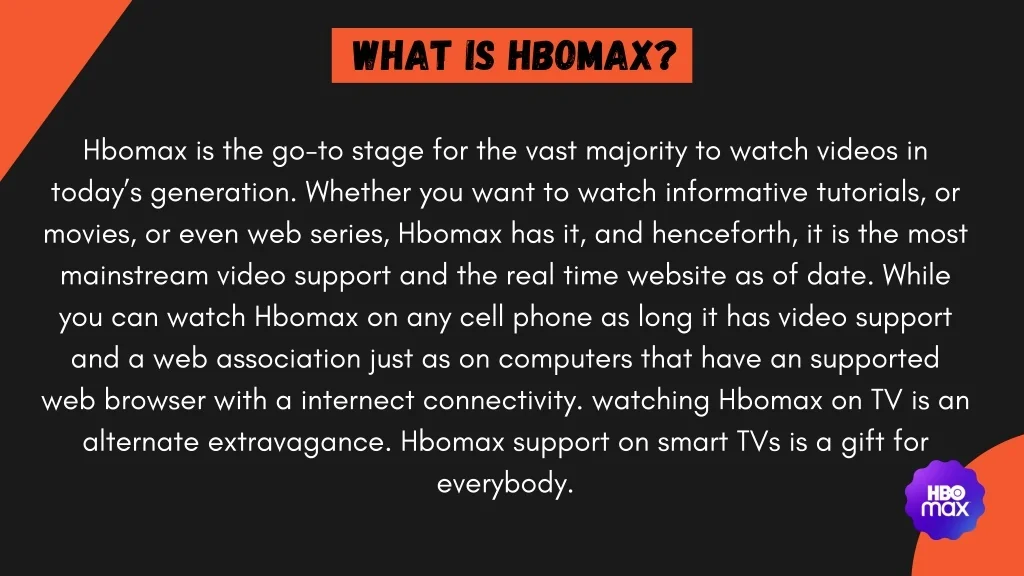 PPT - HBO Max TV sign in process full step by step from hbomax.com ...
