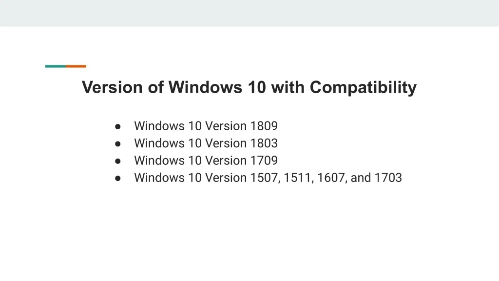 PPT Which versions of QuickBooks run on Windows 10 PowerPoint