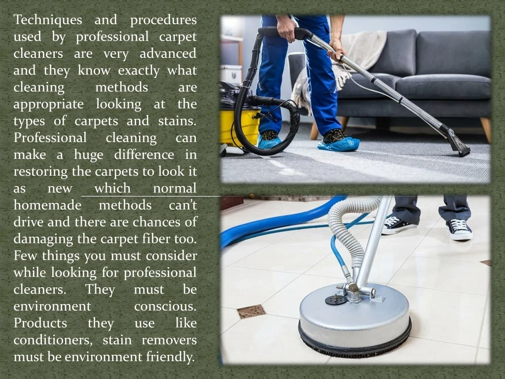 PPT - Why you should opt for professional carpet cleaners for your ...