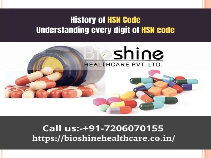 PPT History Of HSN Code And Understanding Every Digit Of HSN Code