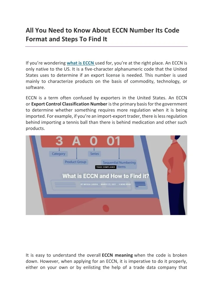 PPT All You Need to Know About ECCN Number Its Code Format and Steps