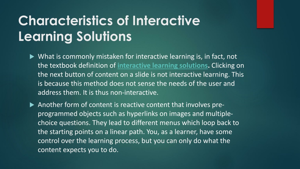 PPT - What is Interactive Learning And VR Learning Solutions PowerPoint ...