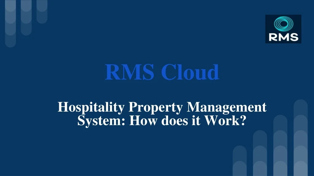 PPT Hospitality Property Management System How does it Work