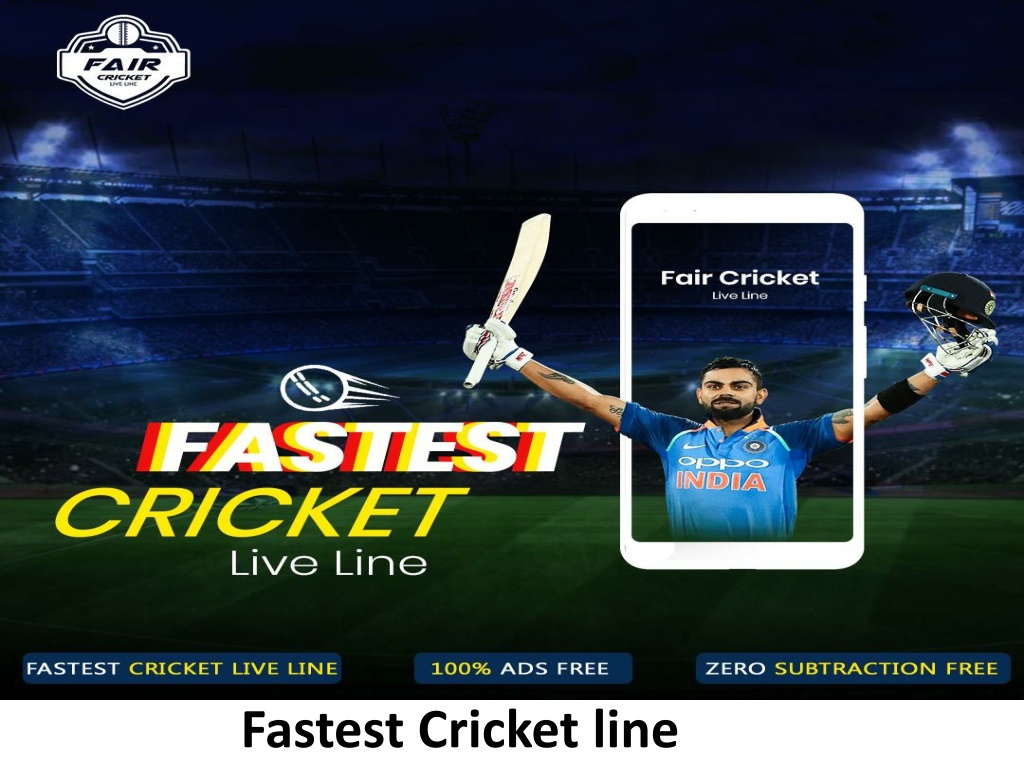 PPT - If You are Cricket Crazy, Then Fair Cricket Live Line is for You ...