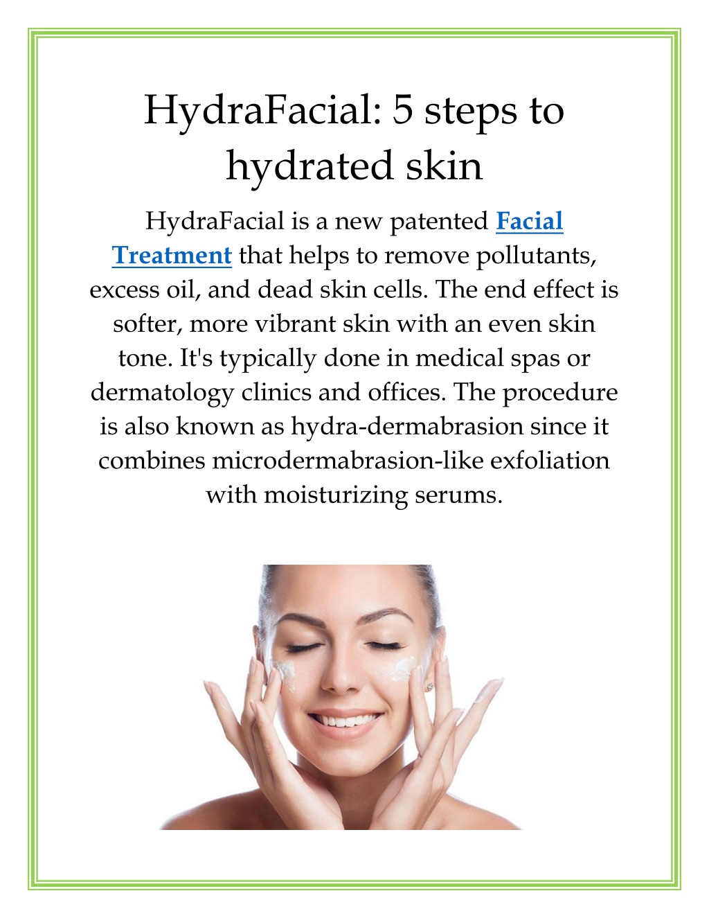 Ppt Hydrafacial 5 Steps To Hydrated Skin Powerpoint Presentation Free Download Id10645938 9177