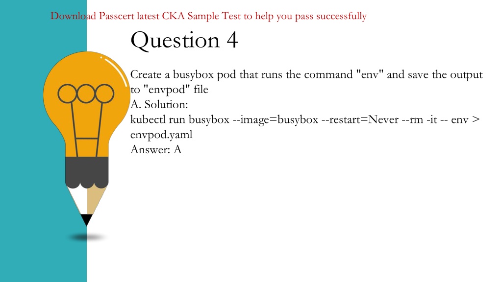 New CKA Test Online