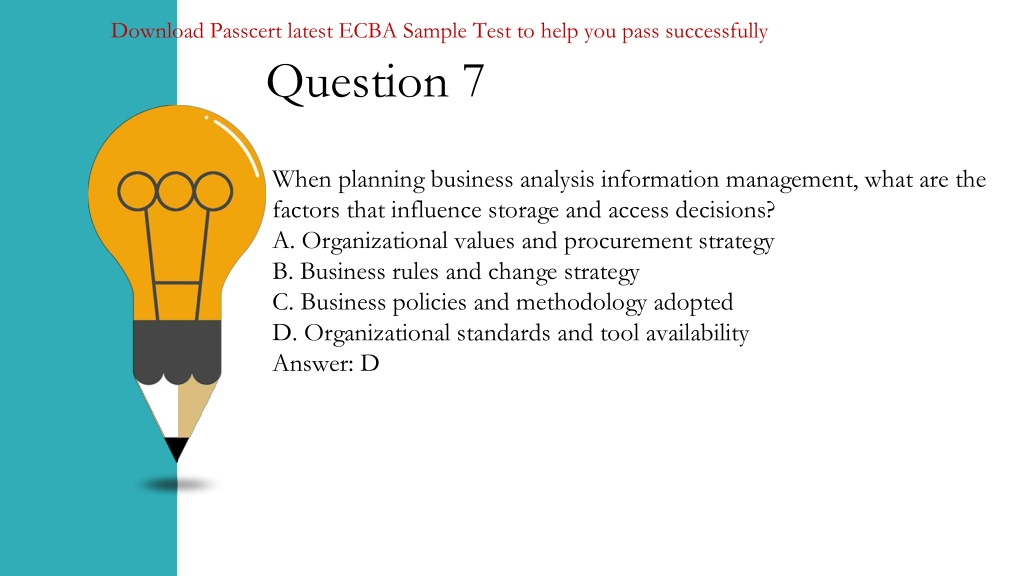 Latest ECBA Mock Test