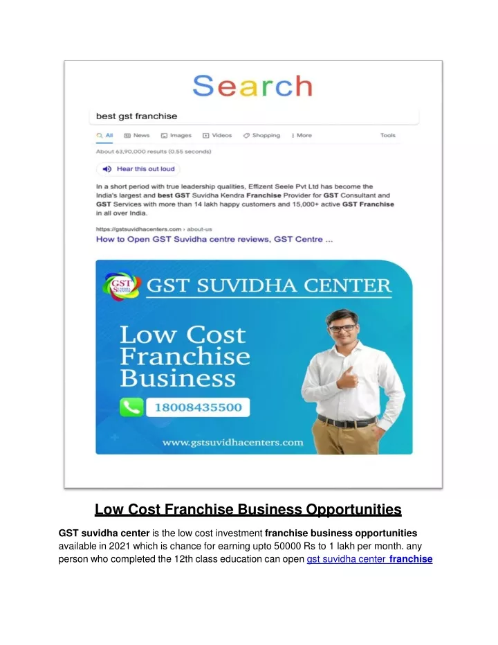 PPT Low Cost Franchise Business Opportunities PowerPoint Presentation