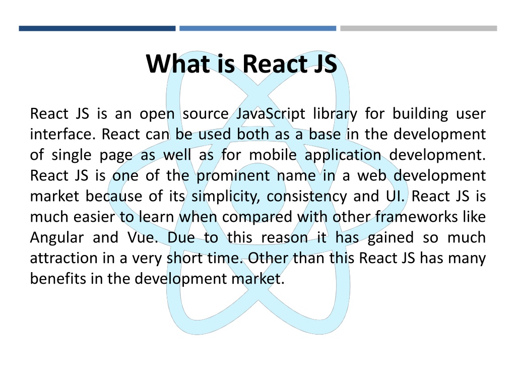 presentation on react js