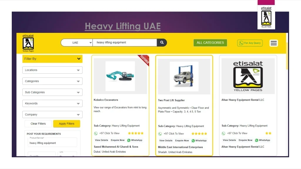 PPT Heavy Lift Company In UAE Heavy Lifting UAE PowerPoint