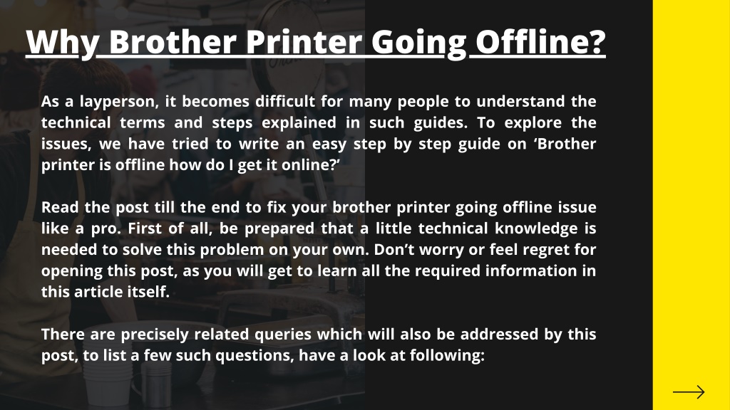 PPT How do i resolve the issue of Brother Printer Keeps Going Offline