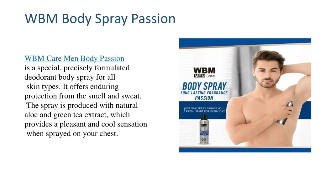 PPT Top 5 Best BODY SPRAY brands online in Pakistan PowerPoint