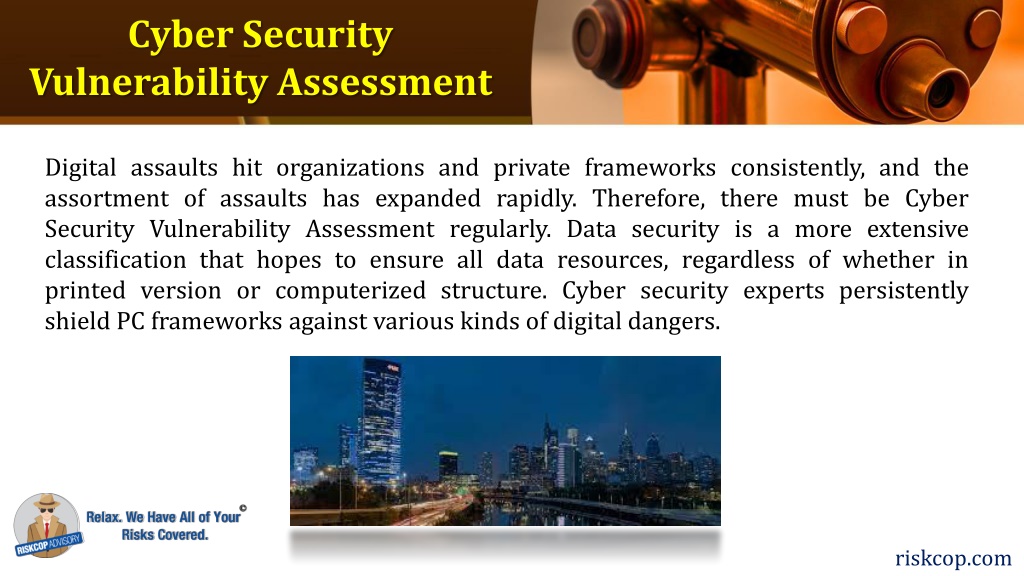 PPT - Cyber Security Vulnerability Assessment And The Evolving ...