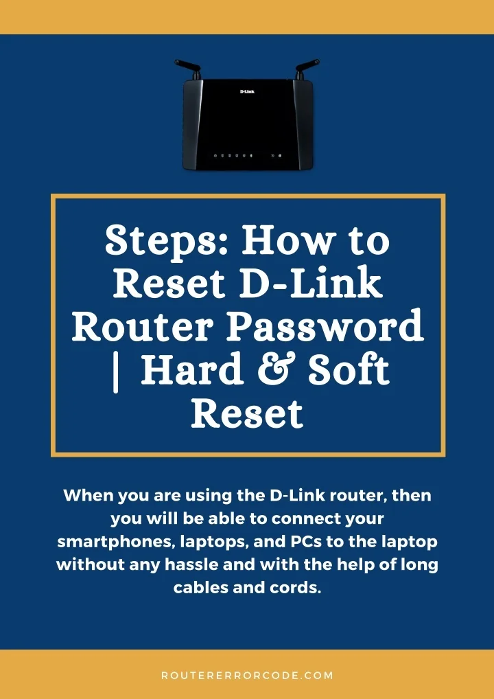 PPT Steps How to Reset DLink Router Password Hard & Soft Reset