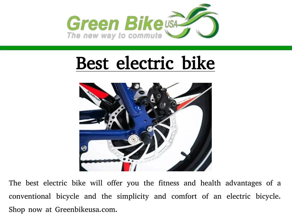 electric bicycle design ppt