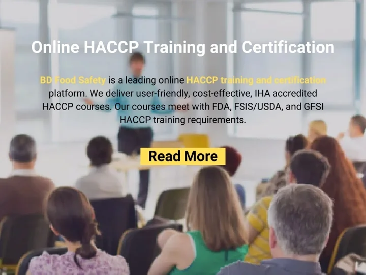 PPT Online HACCP Training and Certification PowerPoint Presentation