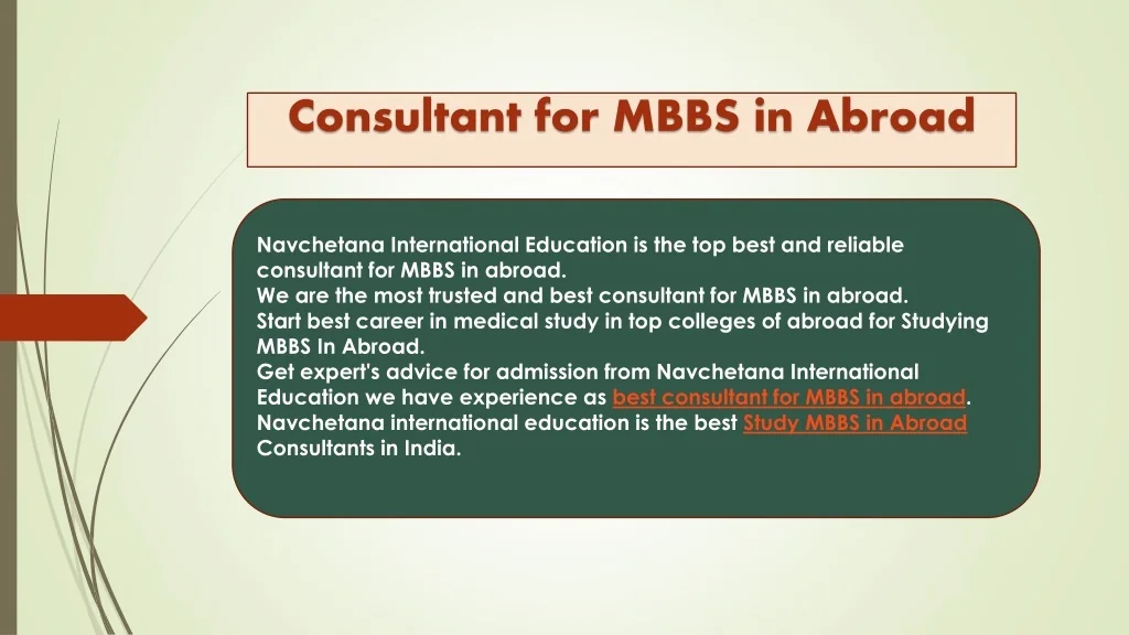PPT - Study MBBS In Abroad PowerPoint Presentation, free download - ID ...