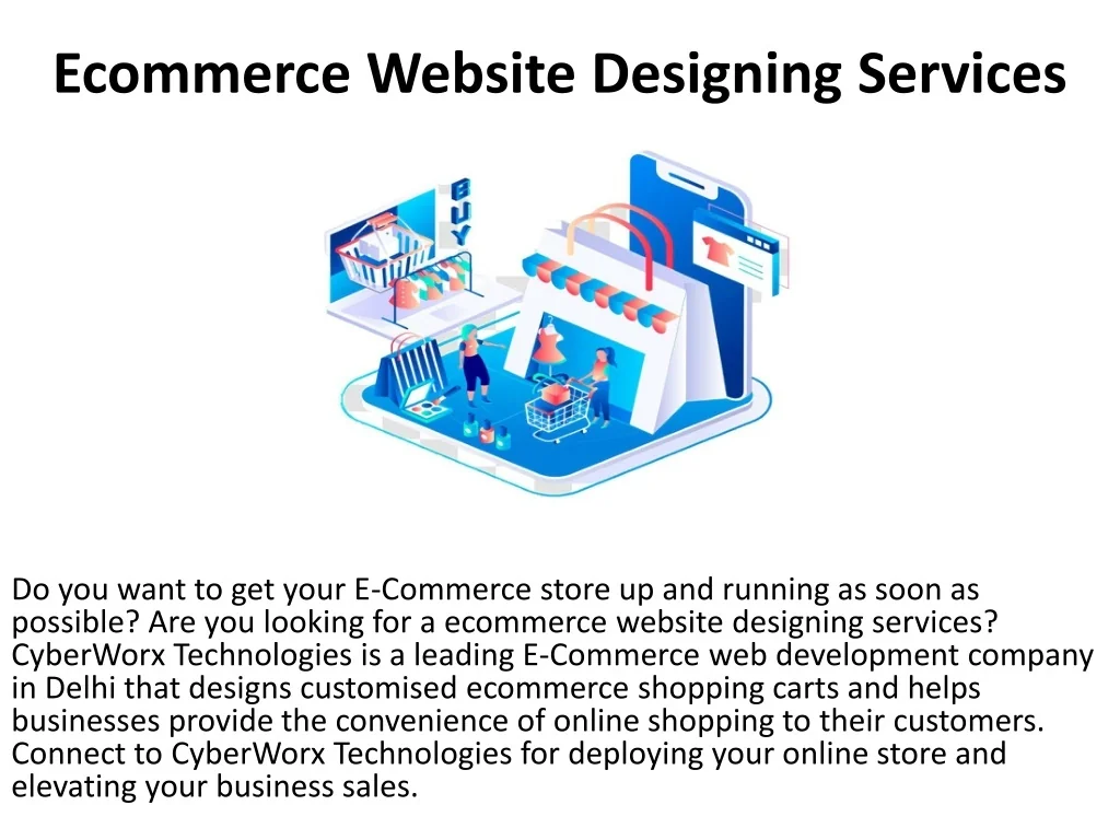 PPT - Best Ecommerce Web Designing Company PowerPoint Presentation ...