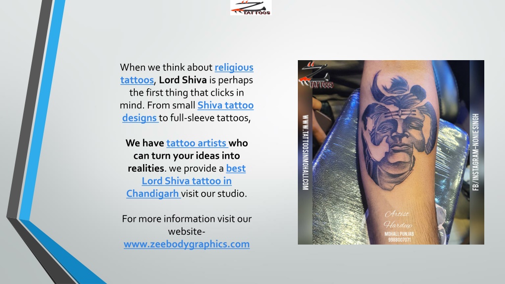 Lord Shiva Small Tattoo - Black Shade Tattoos | Facebook