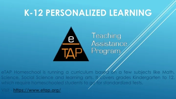 PPT - K-12 Personalized Learning PowerPoint Presentation, free download ...