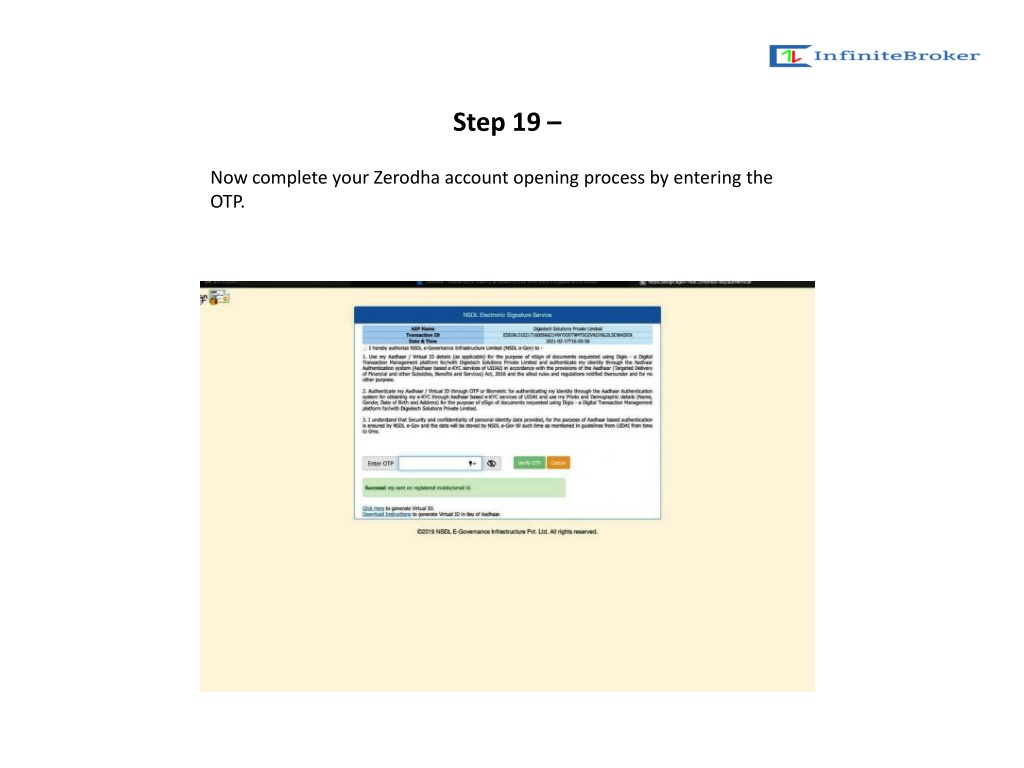 PPT - How To Open Demat And Trading Account In Zerodha ...