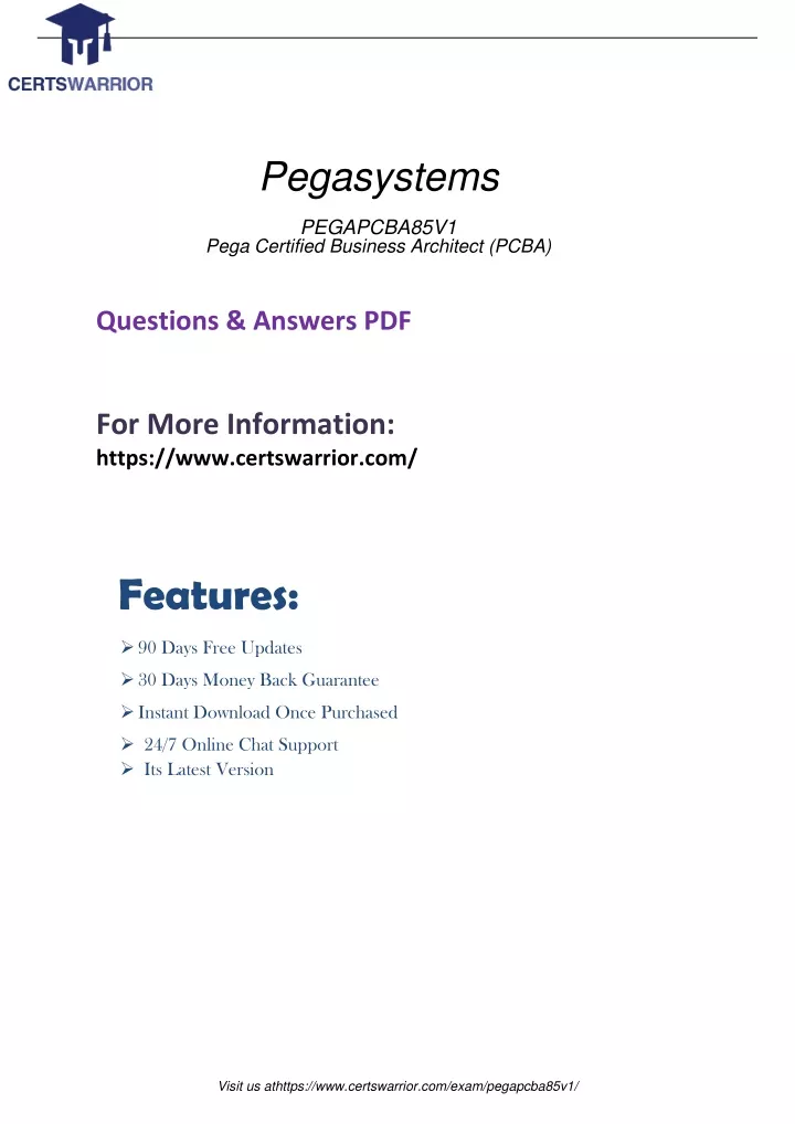 PEGAPCLSA86V2 Exam Questions Fee