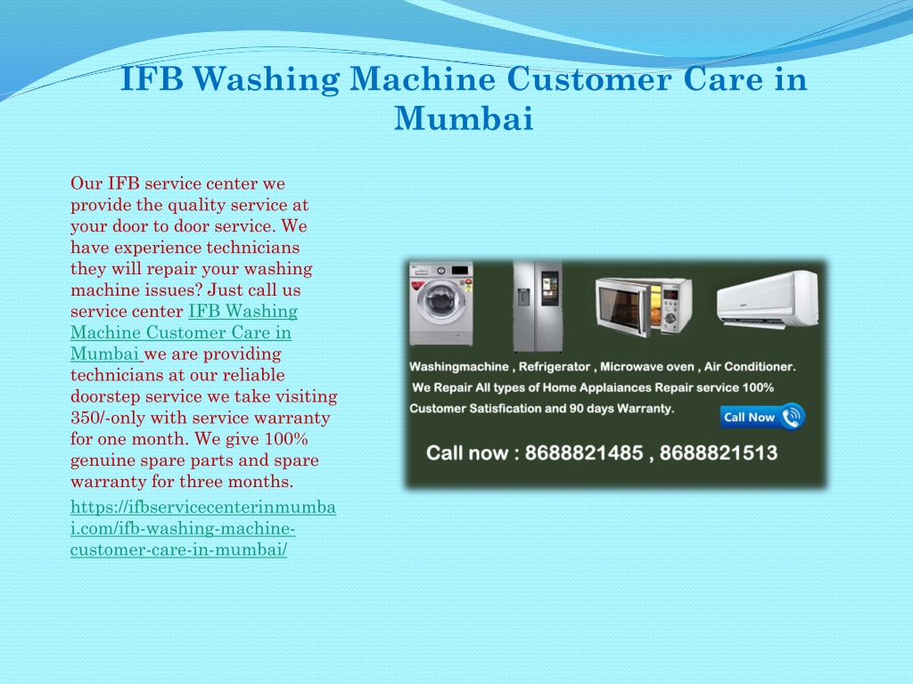 PPT IFB Customer Care in Mumbai PowerPoint Presentation, free