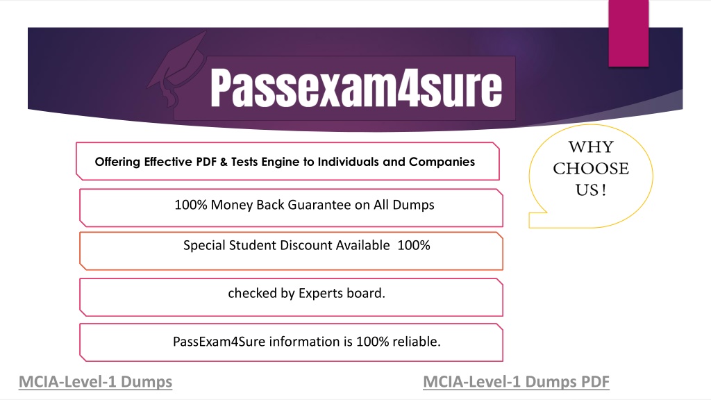 PPT - Easy And Guaranteed MCIA-Level-1 Exam Success - Passexam4sure Sns-Brigh10