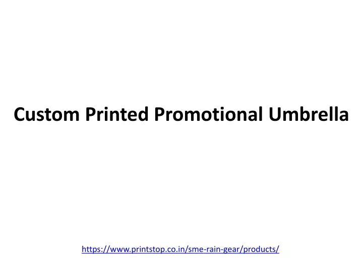 custom printed promotional umbrella n.