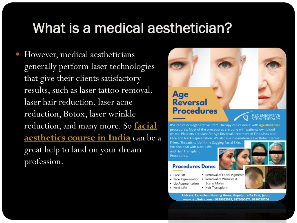 PPT - How to become a medical aesthetician PowerPoint Presentation