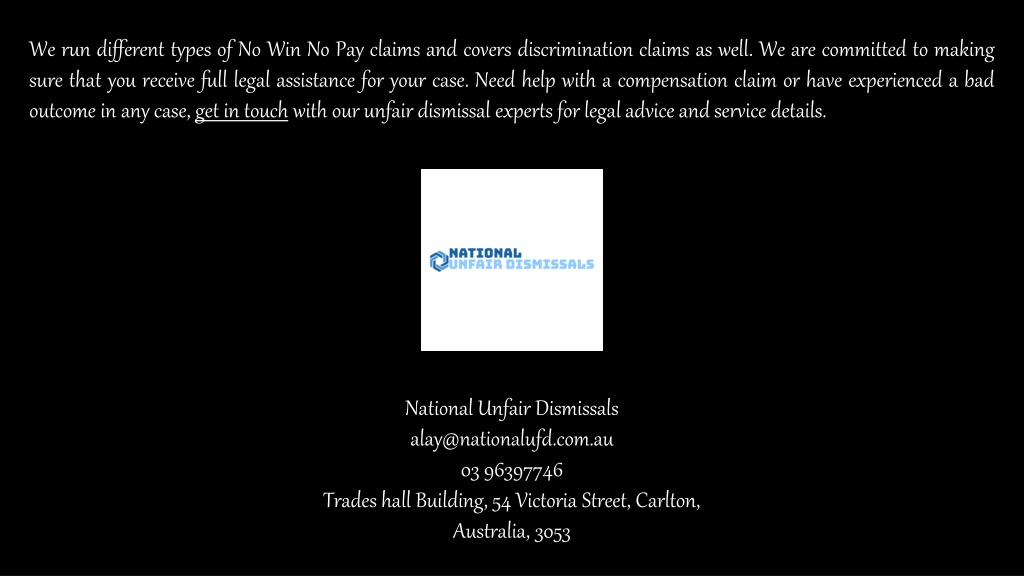 PPT Facts Explained about No Win No Pay Employment Lawyers PowerPoint Presentation ID10665061