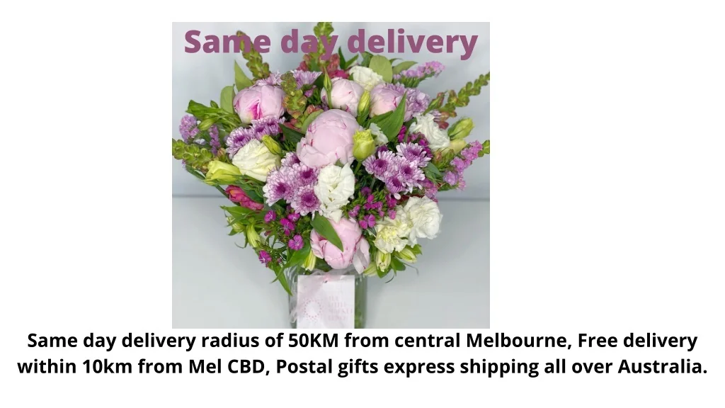 PPT flower delivery Melbourne PowerPoint Presentation, free download