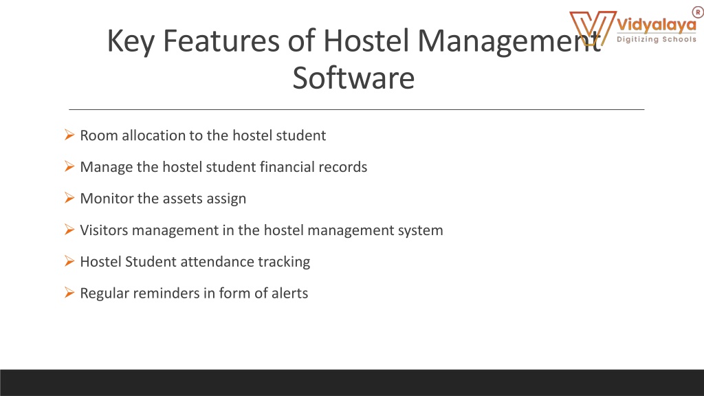 presentation of hostel management system