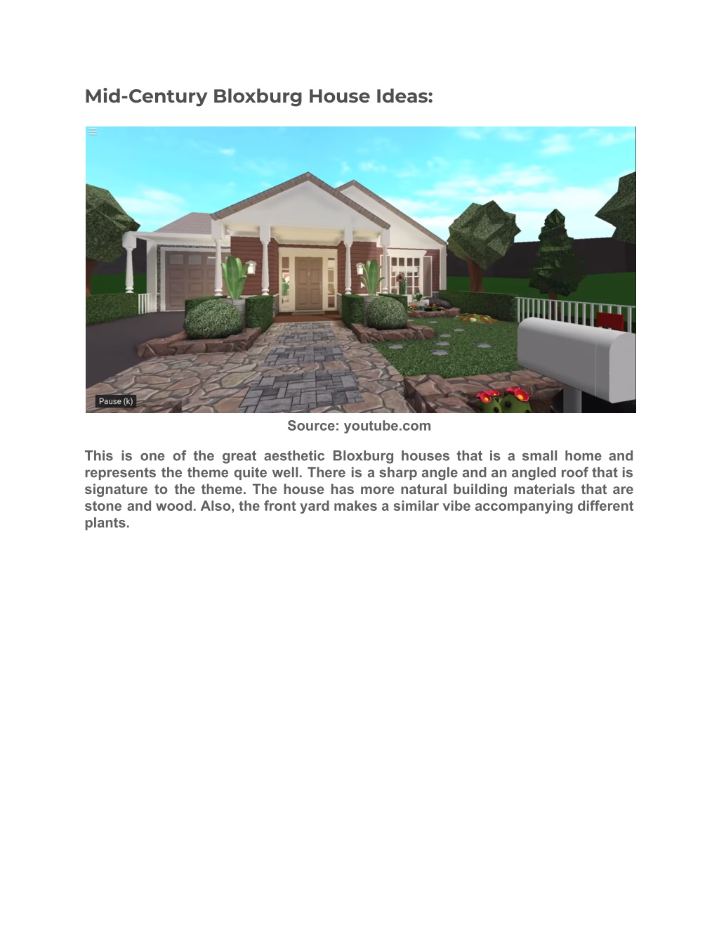 PPT - Find Your Right Fit in These Amazing Bloxburg House Ideas PowerPoint  Presentation - ID:10668958