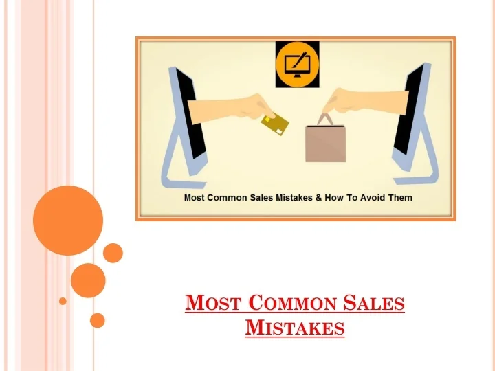 PPT - Most Common Sales Mistakes & How To Avoid Them PowerPoint ...