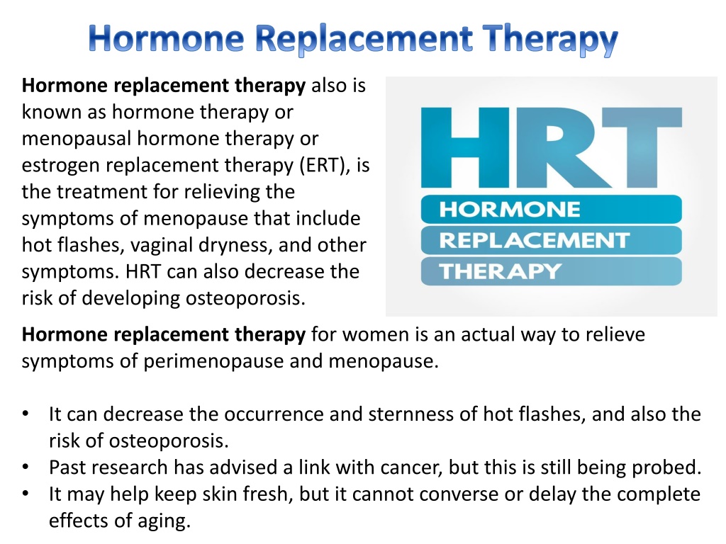 Ppt Hormone Replacement Therapy Vital Life Wellness Powerpoint