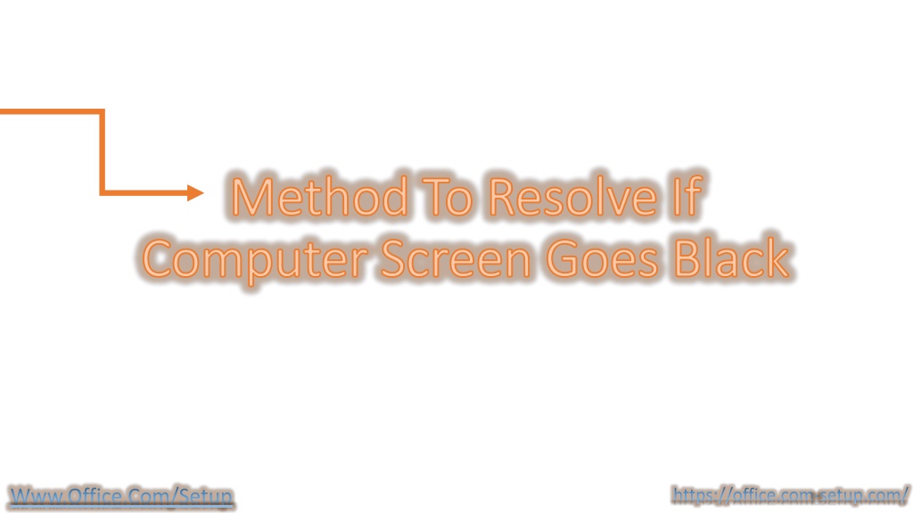 PPT If Computer Screen goes Black for a Second! How to resolve