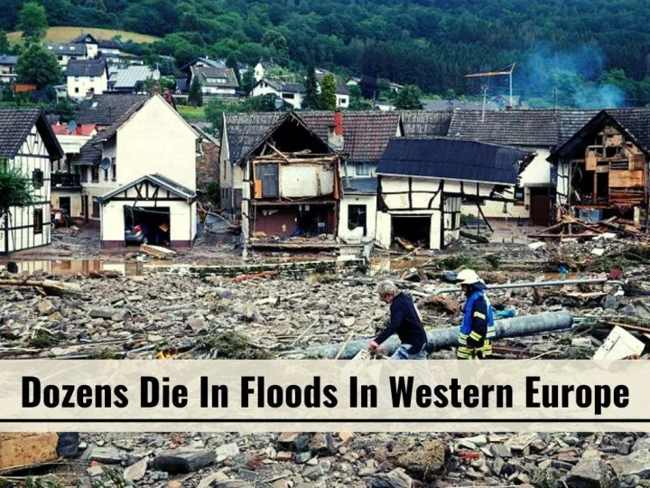 dozens die in floods in western europe n.
